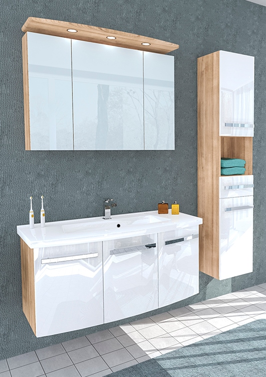 Waschplatz Lisa Astor Marek Plewa AM-LIW-110-W7 » Badmöbel Serien