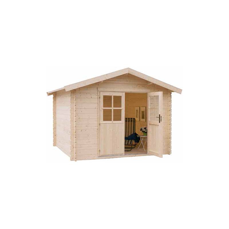 Gartenhaus Blockbohlenhaus Australien 28 Mm 280 X 280 Cm Holzhauser Derbaumarktshop Der Online Shop Von 50 Baumarkten